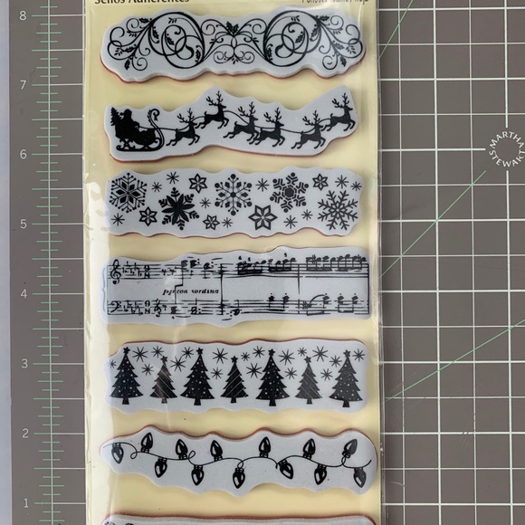 🧑🎄Recollections🧑🎄 Xmas Borders Stamps Set